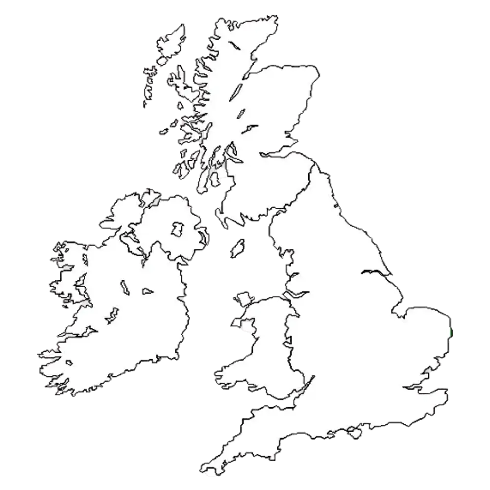 Map of Ireland & England (1)